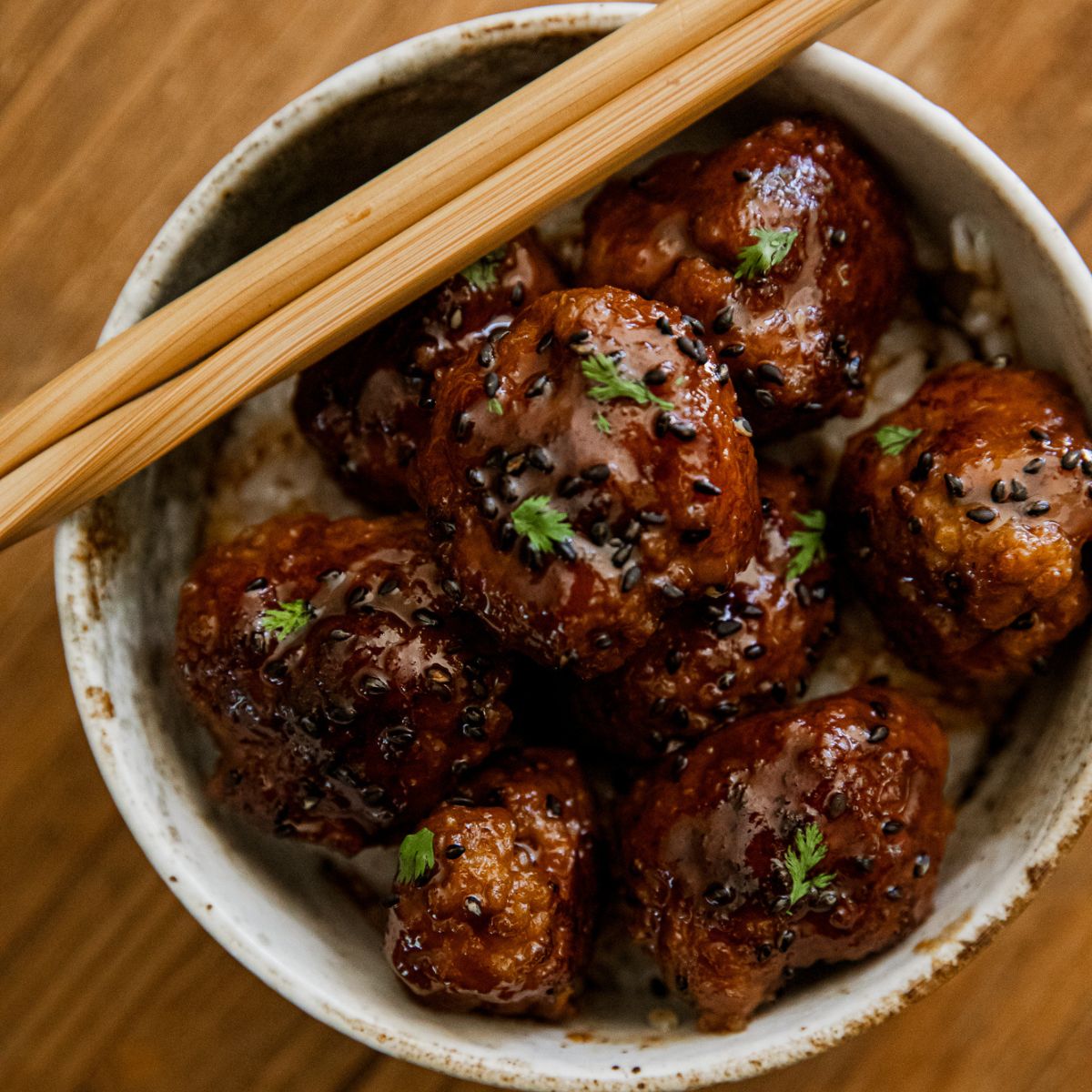 Blackstone Teriyaki Meatballs
