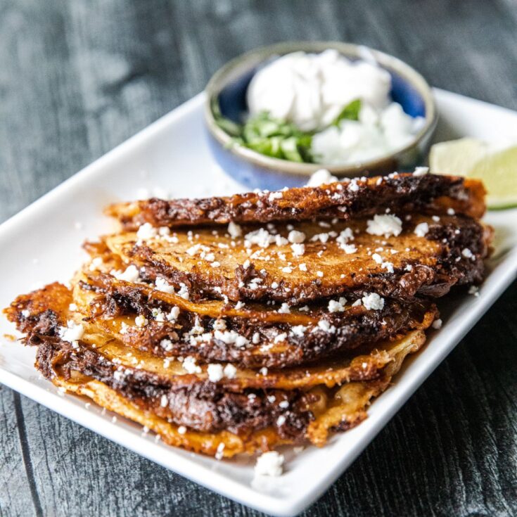 Smoked Quesabirria Tacos