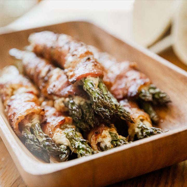 Traeger Grilled Bacon-Wrapped Asparagus-image