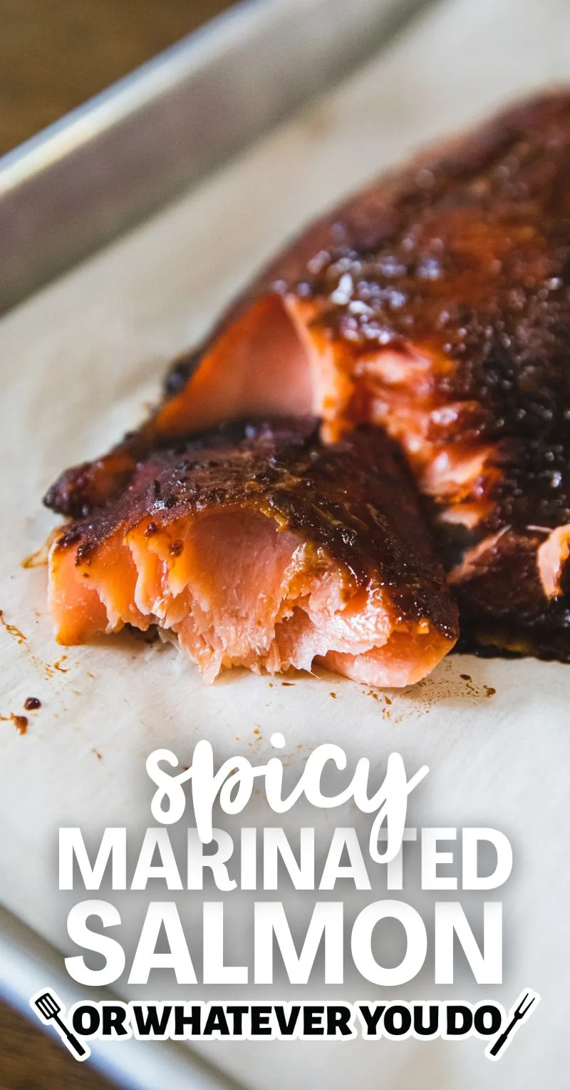 Traeger Spicy Marinated Salmon