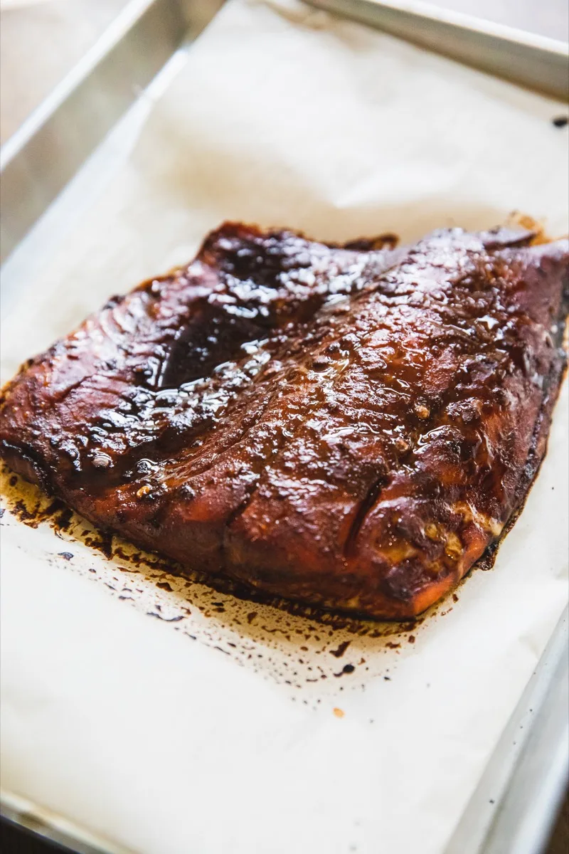 Traeger Spicy Marinated Salmon