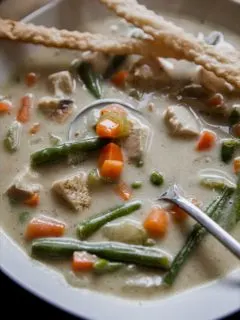 Smoked Chicken Pot Pie Soup