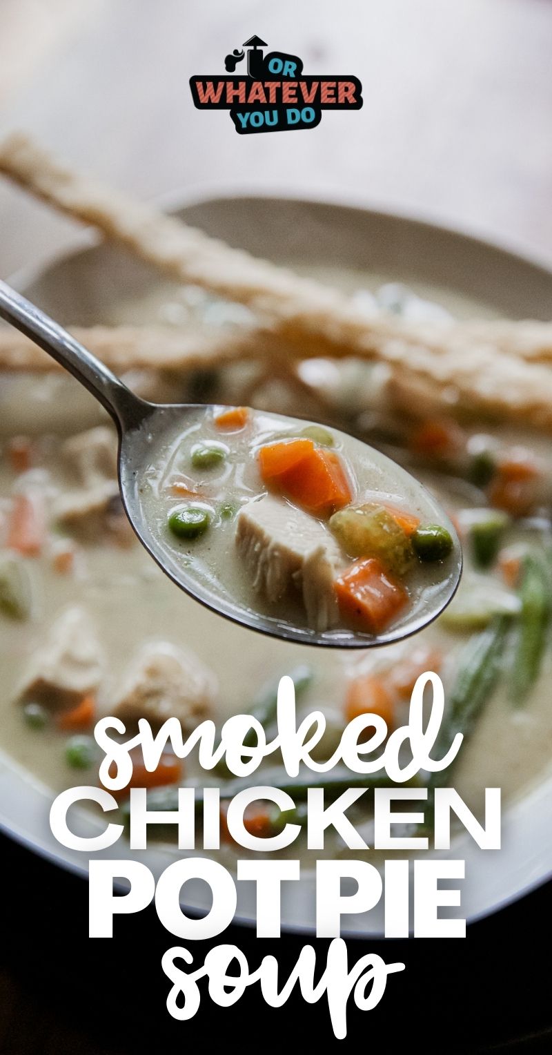 Smoked Chicken Pot Pie Soup