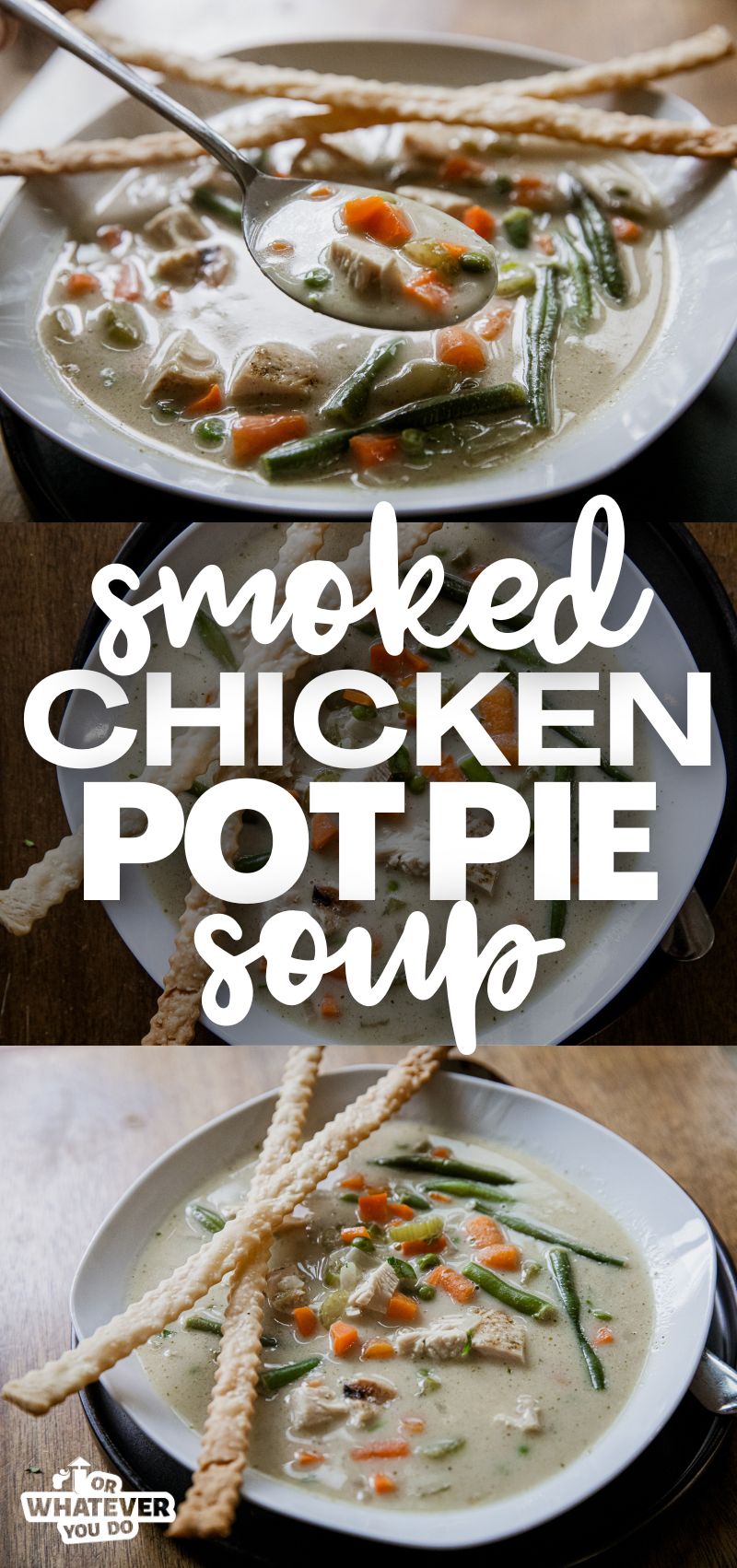 Smoked Chicken Pot Pie Soup