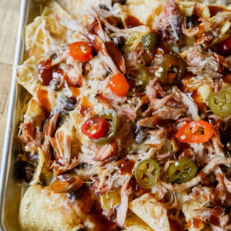 BBQ Pork Nachos