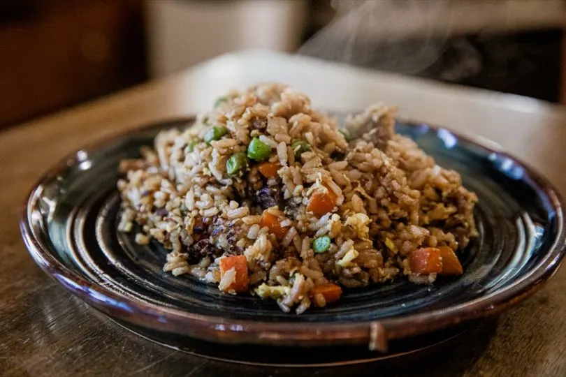 Blackstone Beef Fried Rice