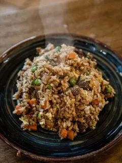 Blackstone Beef Fried Rice