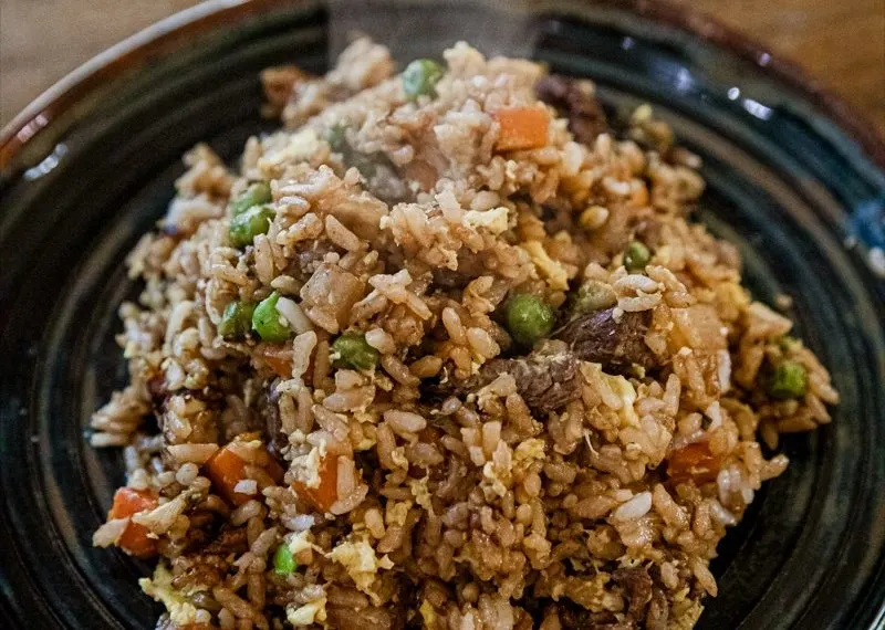 Blackstone Beef Fried Rice