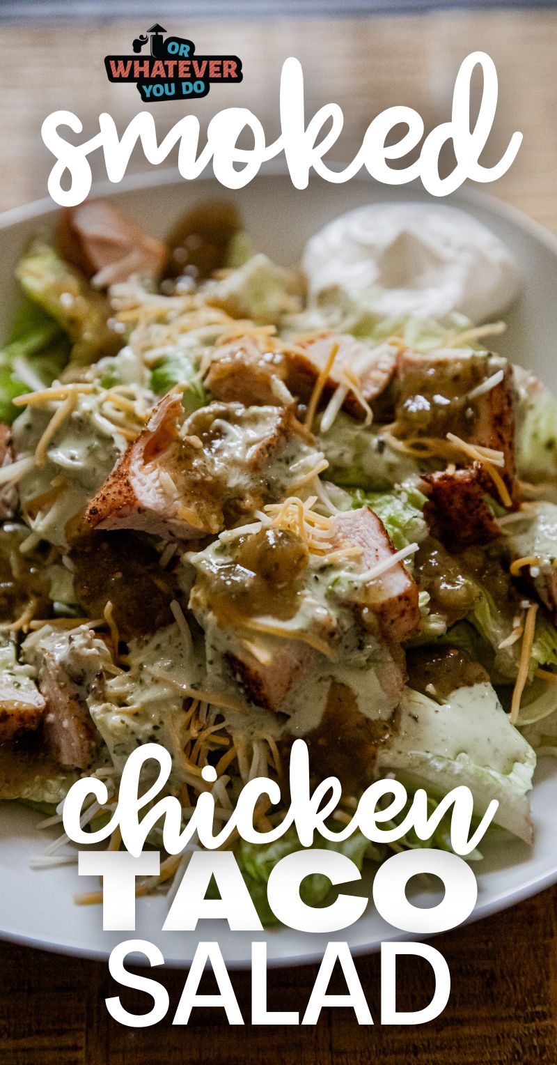 Smoked Chicken Taco Salad