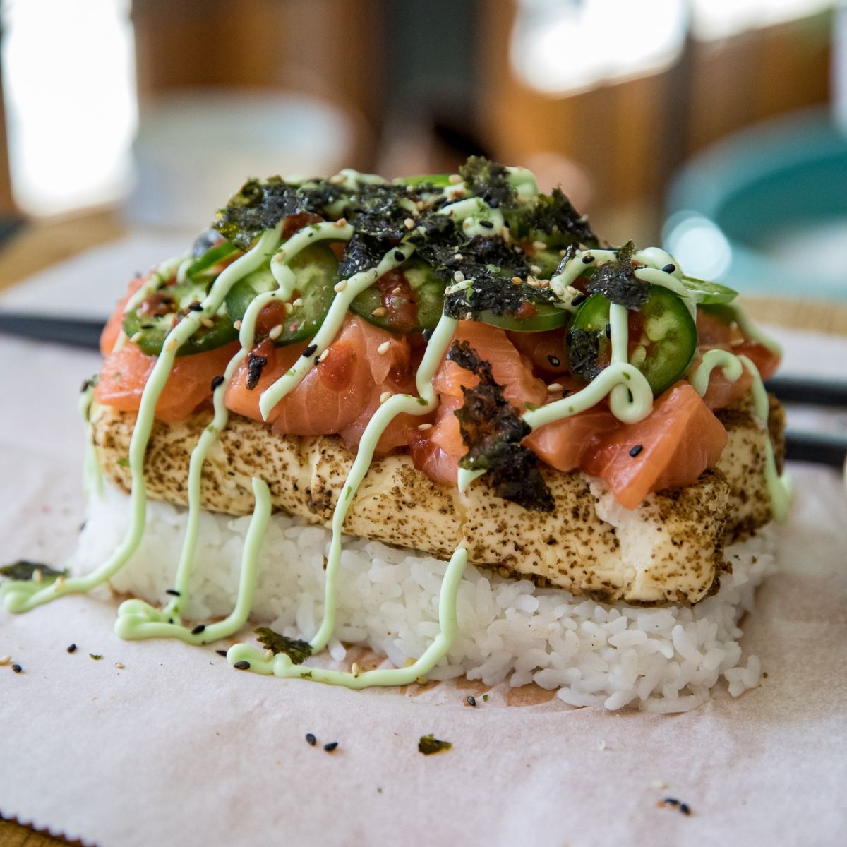 Philadelphia Roll Sushi Tower