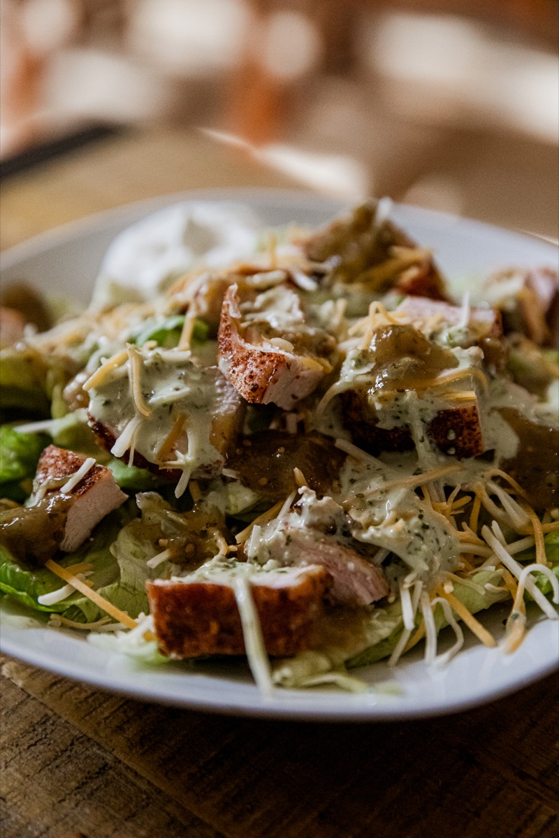 Smoked Chicken Taco Salad