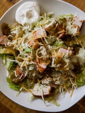 Smoked Chicken Taco Salad