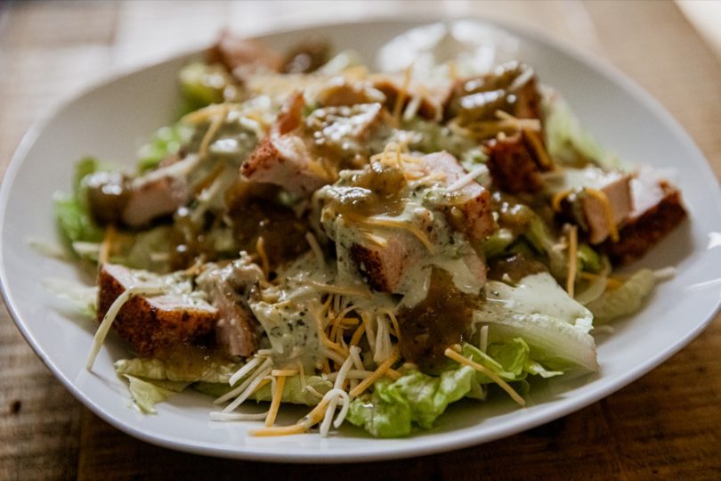 Smoked Chicken Taco Salad