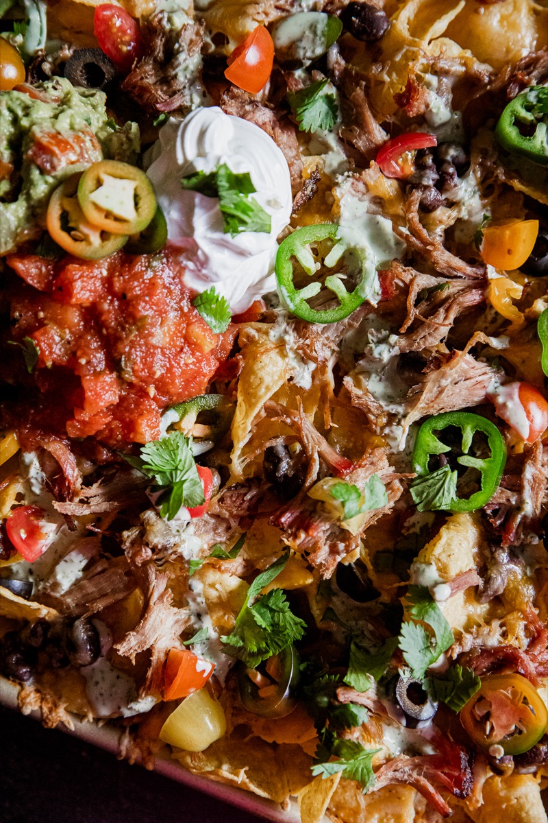 Smoked Pulled Pork Nachos