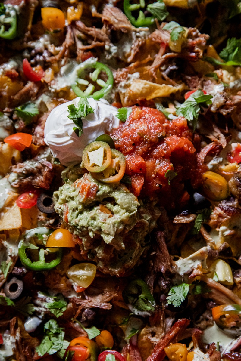 Smoked Pulled Pork Nachos