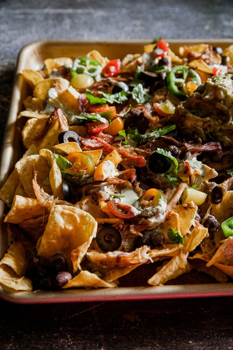 Smoked Pulled Pork Nachos