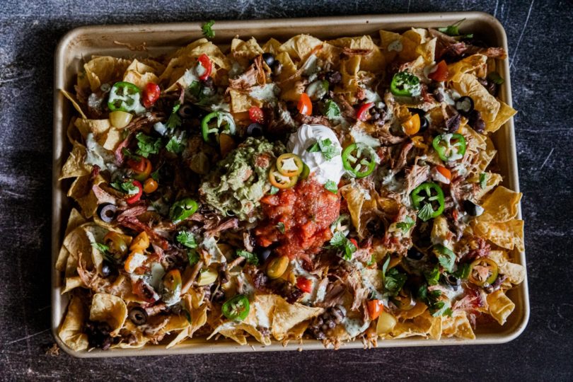 Smoked Pulled Pork Nachos