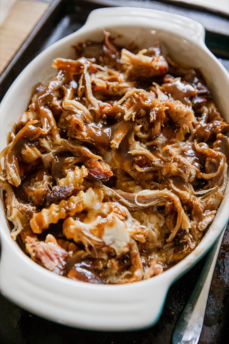 Smoked Pulled Pork Poutine