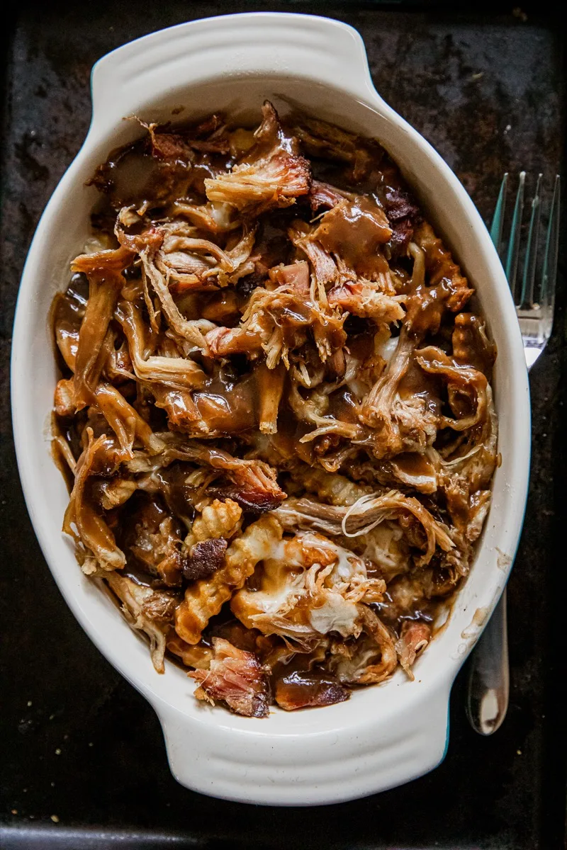 Smoked Pulled Pork Poutine