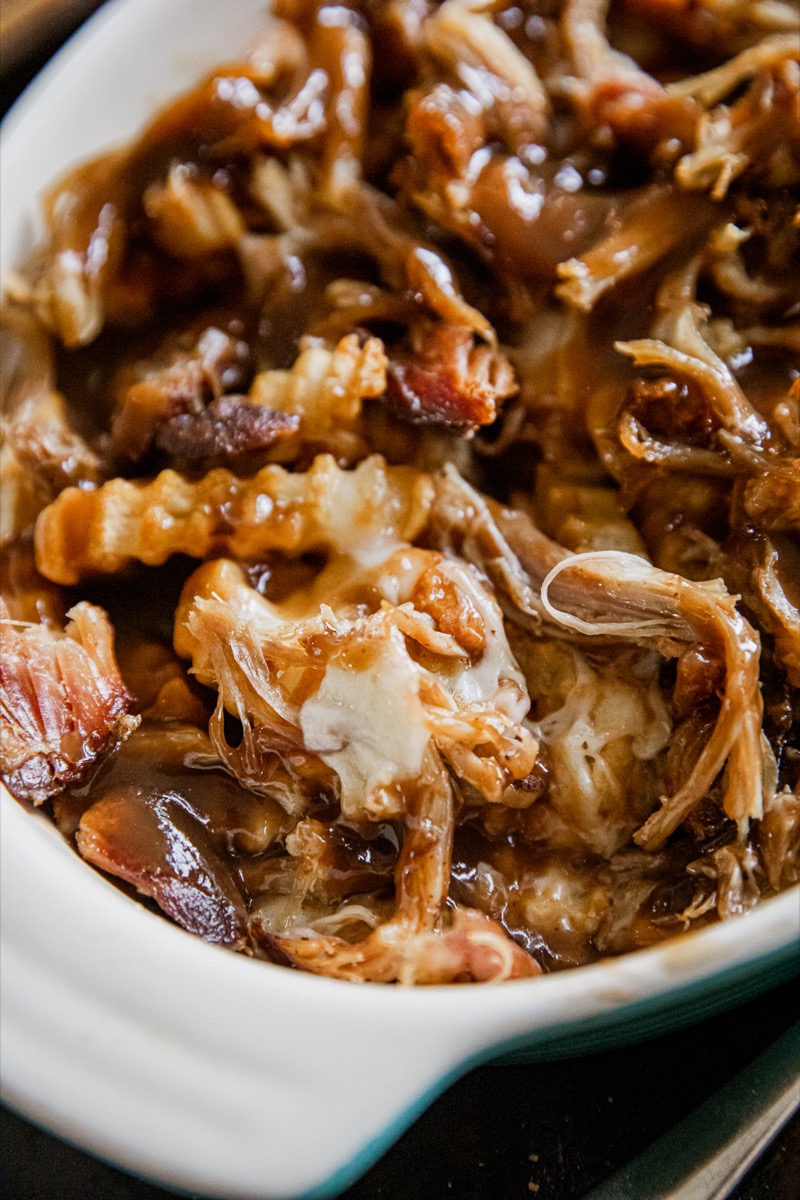 Smoked Pulled Pork Poutine