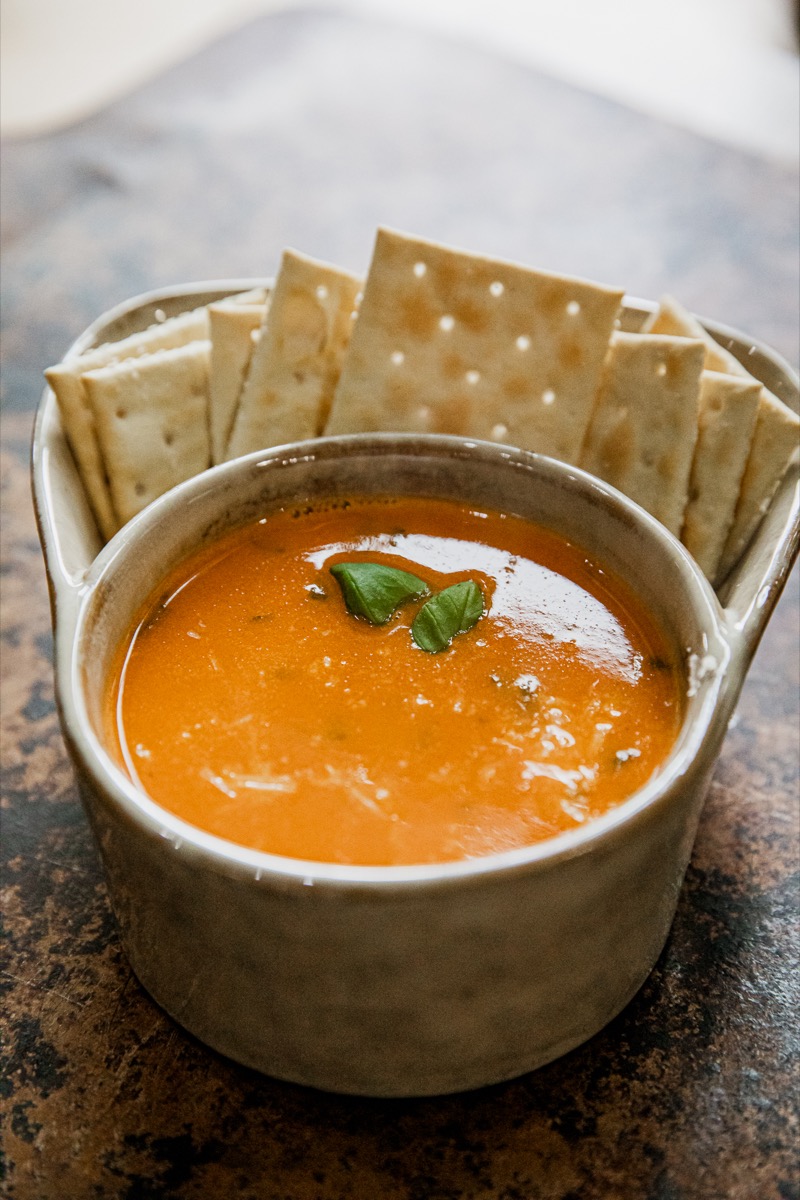 Smoked Tomato Basil Soup