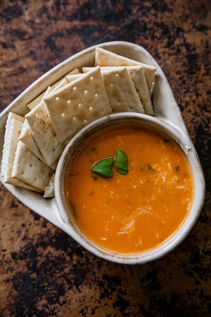 Smoked Tomato Basil Soup