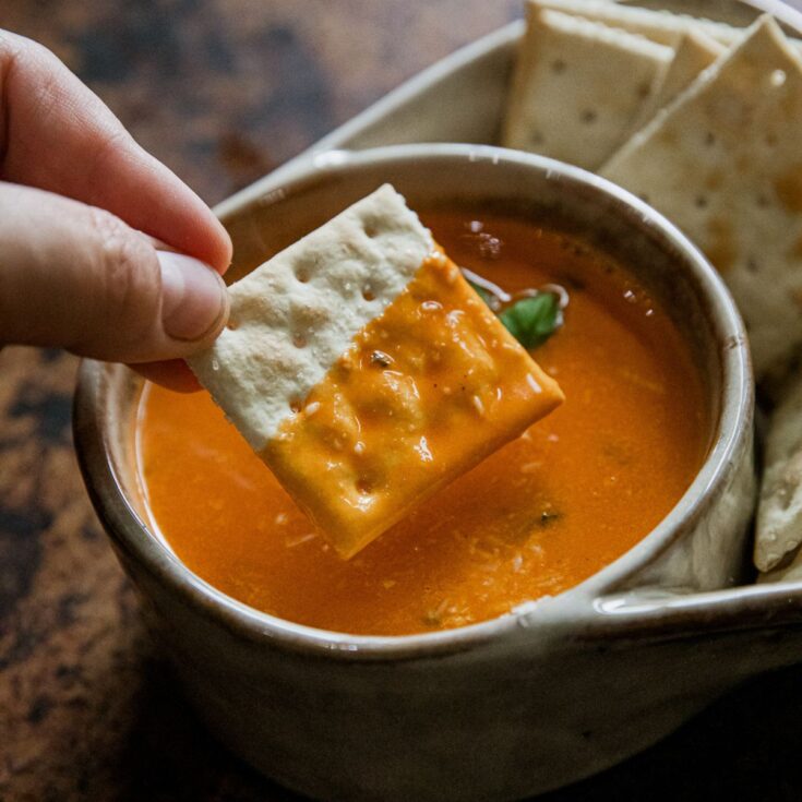 Smoked Tomato Basil Soup
