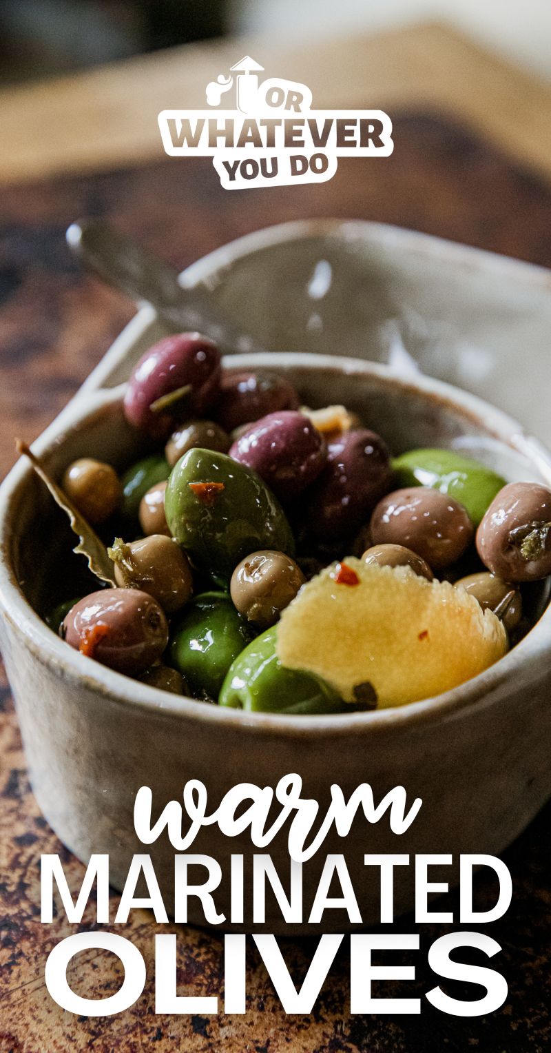 Warm Marinated Olives