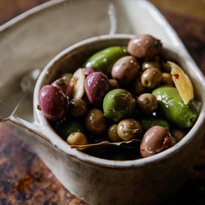Warm Marinated Olives-image