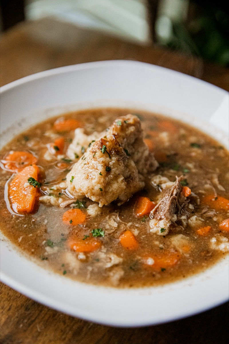 Beef Dumpling Soup