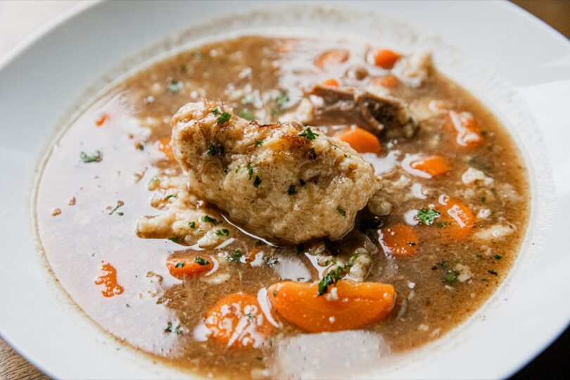 Beef Dumpling Soup