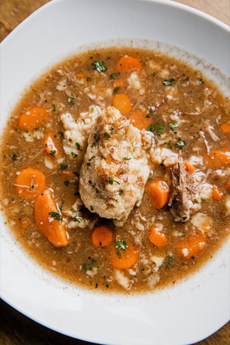 Beef Dumpling Soup