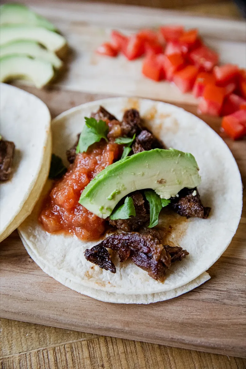 Braised Beef Shank Tacos