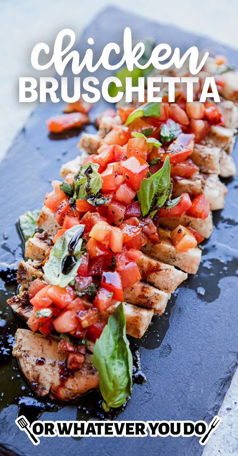 Traeger Chicken Bruschetta