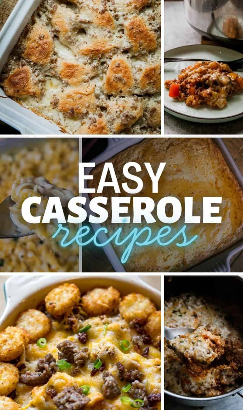 Delicious and easy casserole dishes perfect for family dinners.