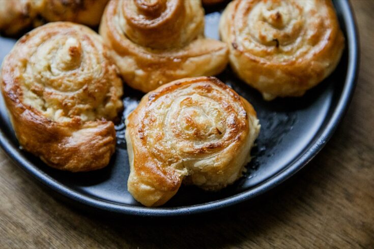 Traeger Artichoke Dip Pinwheels