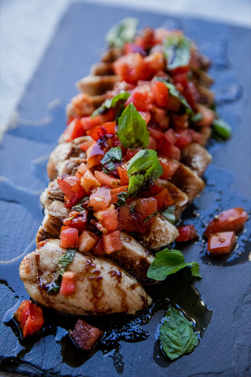 Traeger Chicken Bruschetta