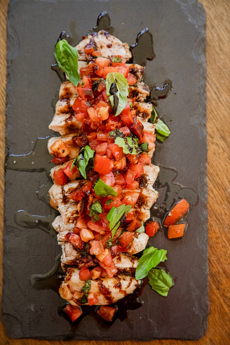 Traeger Chicken Bruschetta