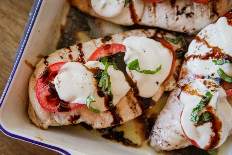 Traeger Chicken Caprese