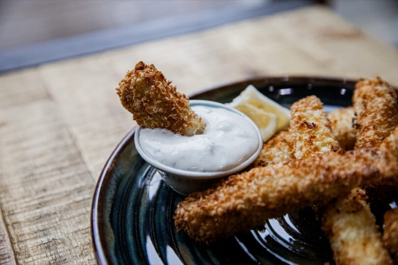 Air Fryer Breaded Fish Sticks