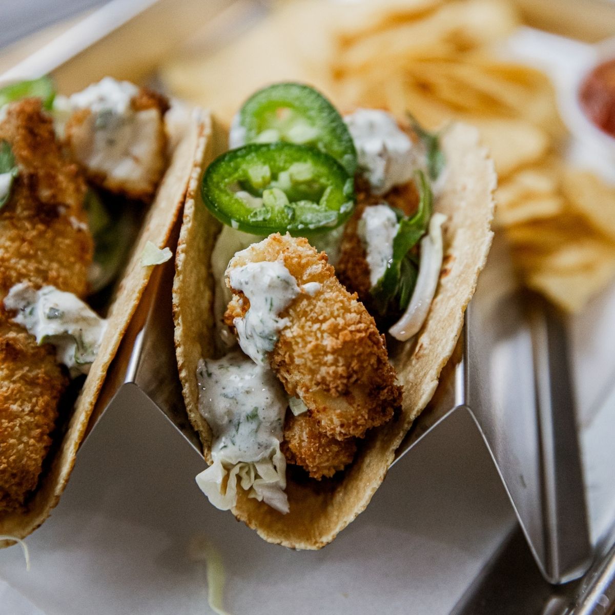 Air Fryer Fish Tacos