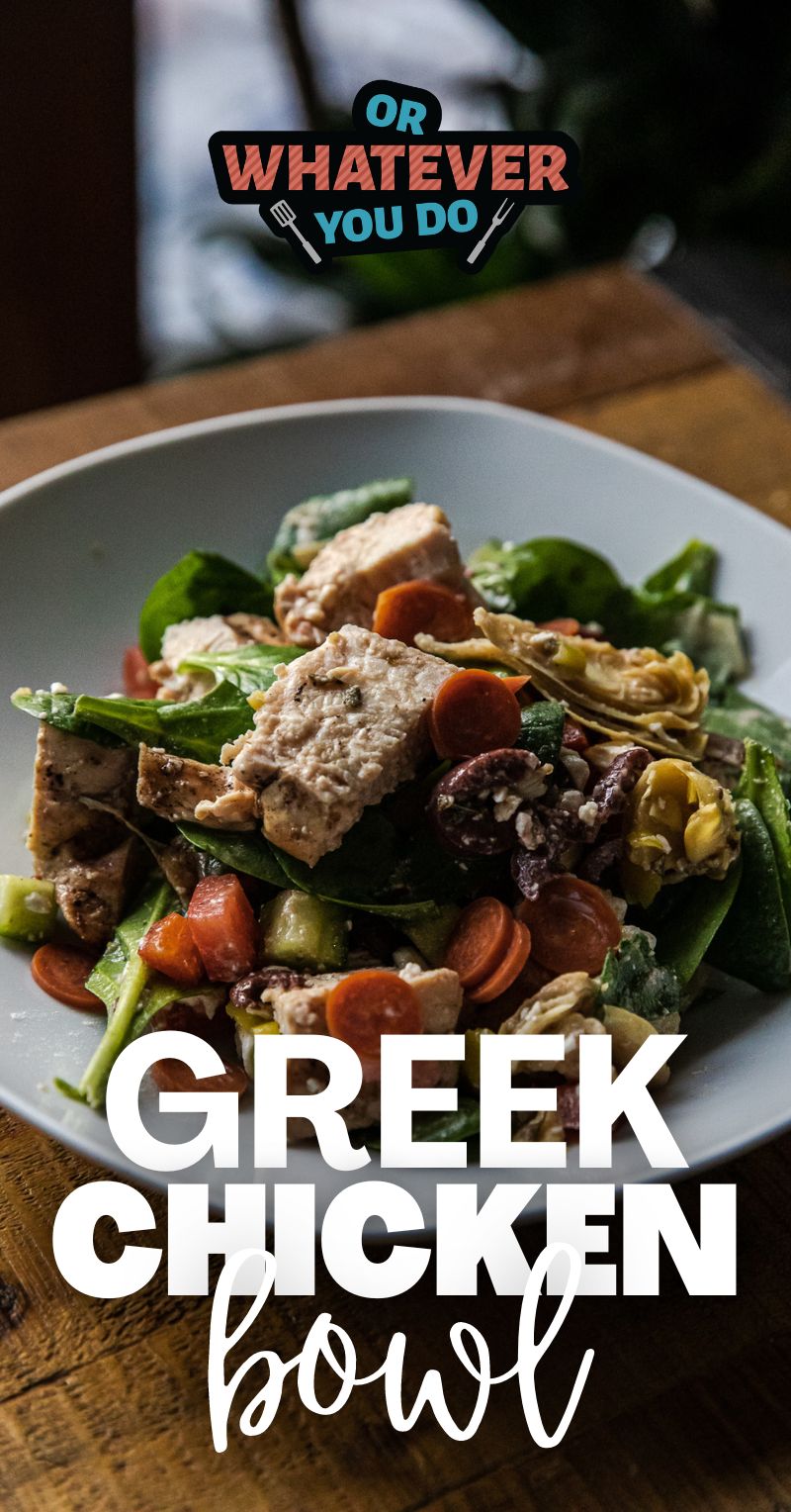 Keto Greek Chicken Bowl