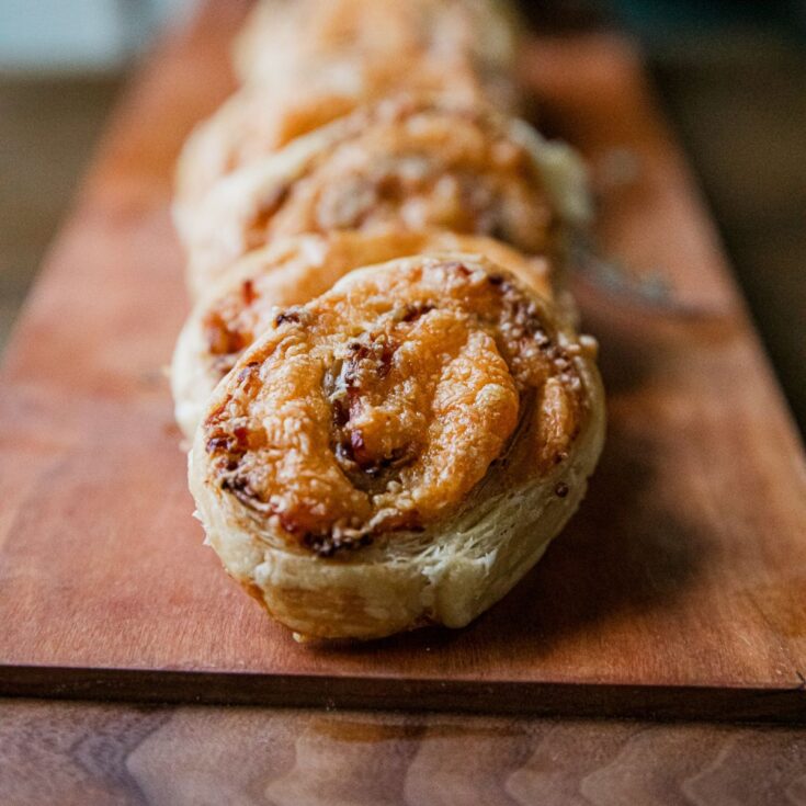 Traeger Ham and Cheese Pinwheels