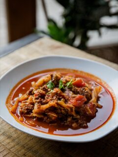 Italian Sausage Cabbage Soup