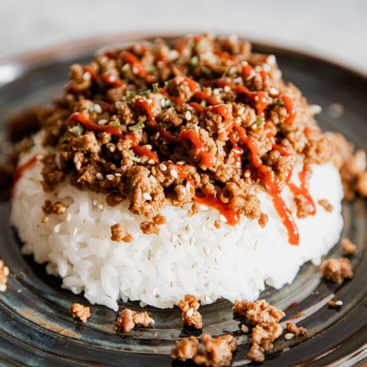 Korean Ground Beef Stir Fry