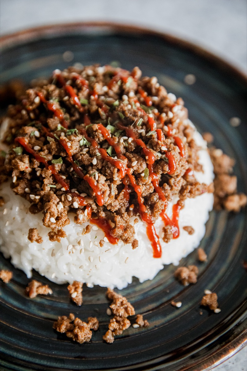 Korean Ground Beef Stir Fry