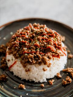 Korean Ground Beef Stir Fry