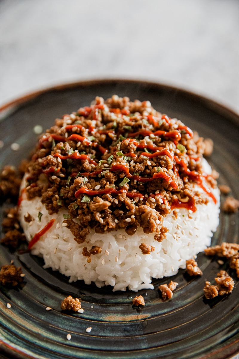 Korean Ground Beef Stir Fry