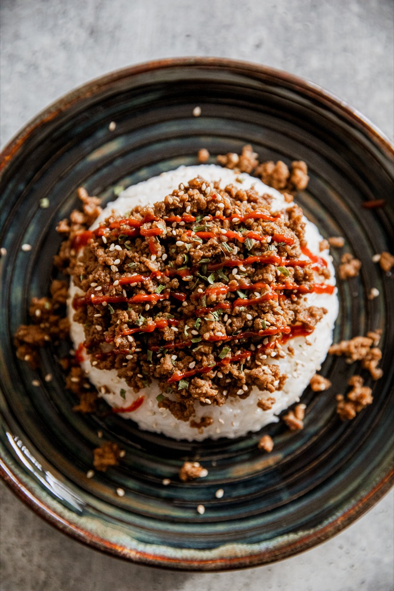 Korean Ground Beef Stir Fry