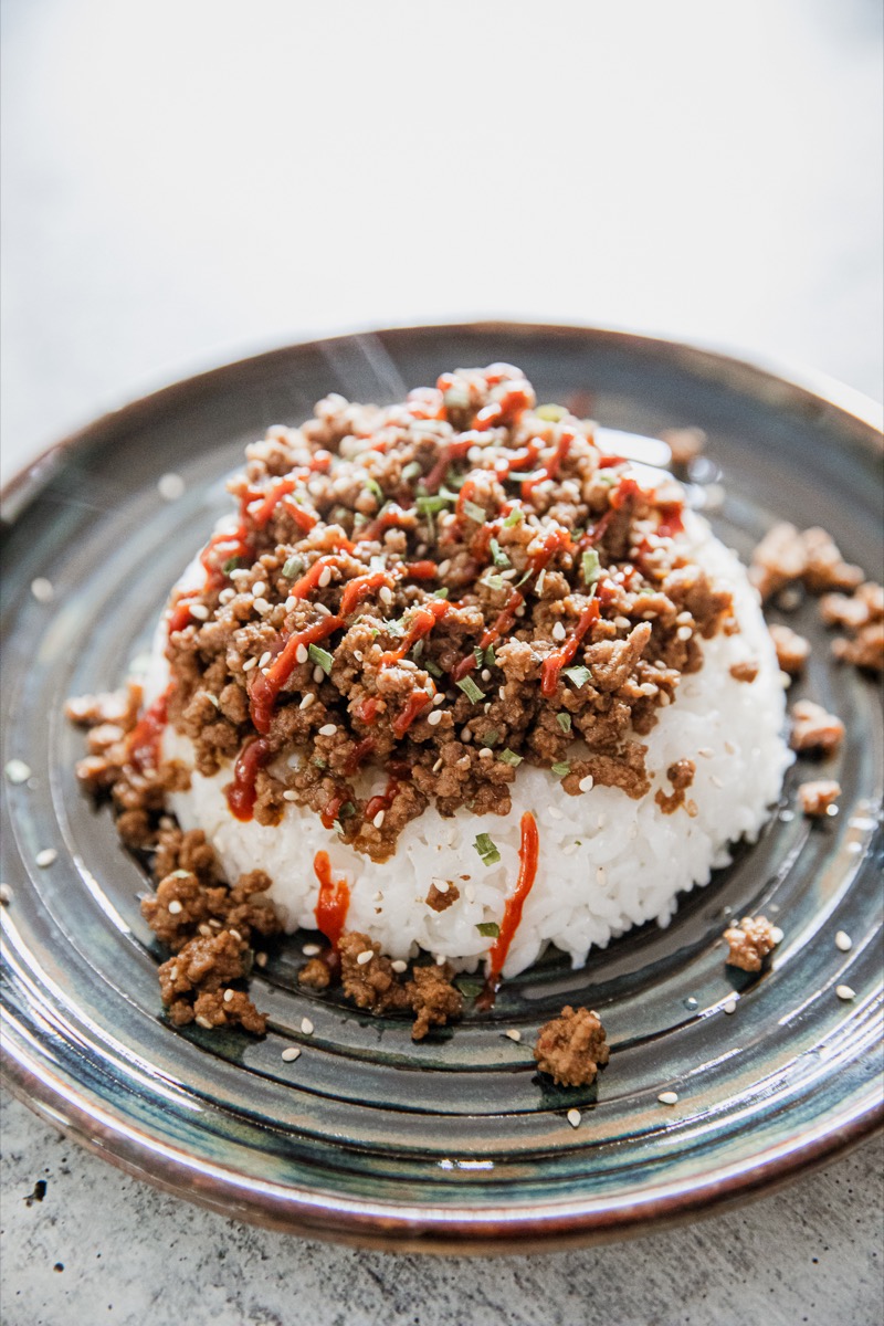 Korean Ground Beef Stir Fry